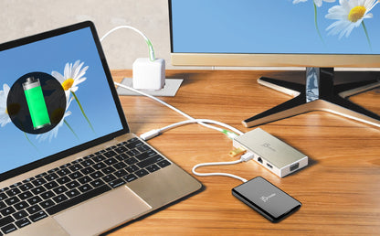 J5create USB-C Multiport Adapter with Power Delivery - JCD376