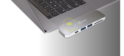 J5create USB-C ULTRADRIVE MINIDOCK 6-in-1 functions - JCD388