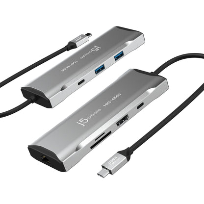 J5create 4K60 Elite USB-C 10Gbps Mini Dock - JCD393