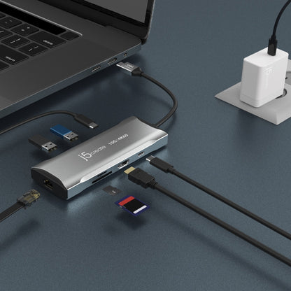 J5create 4K60 Elite USB-C 10Gbps Mini Dock - JCD393