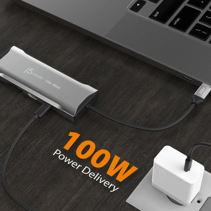 J5create 4K60 Elite USB-C 10Gbps Mini Dock - JCD393
