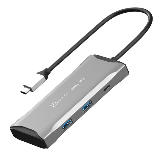 J5create USB-C Dual HDMI 4K60 Mini Dock - JCD396