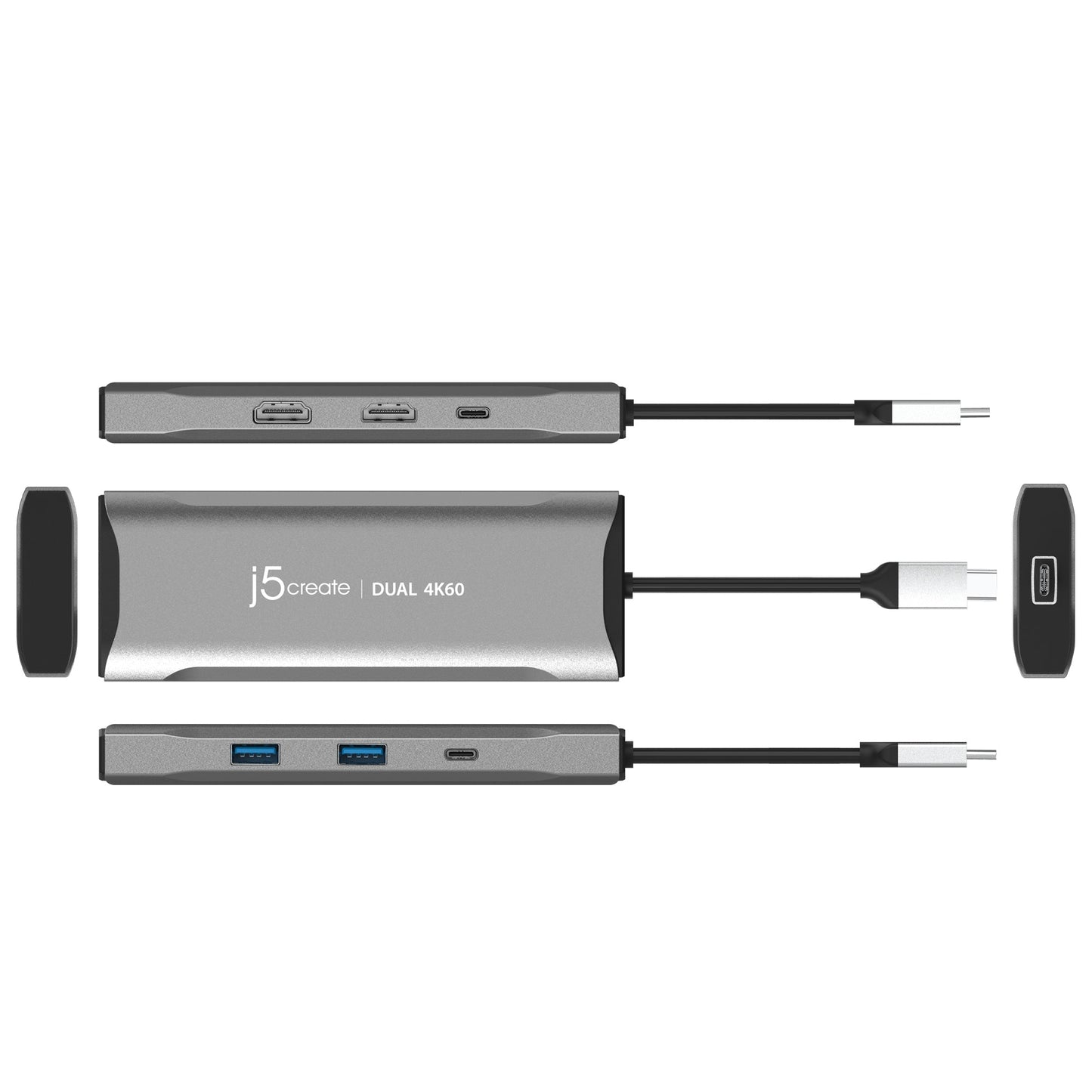 J5create USB-C Dual HDMI 4K60 Mini Dock - JCD396