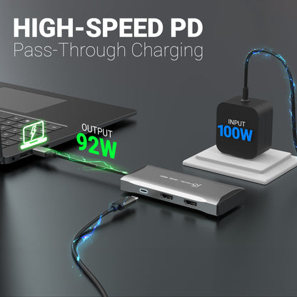 J5create USB-C Dual HDMI 4K60 Mini Dock - JCD396