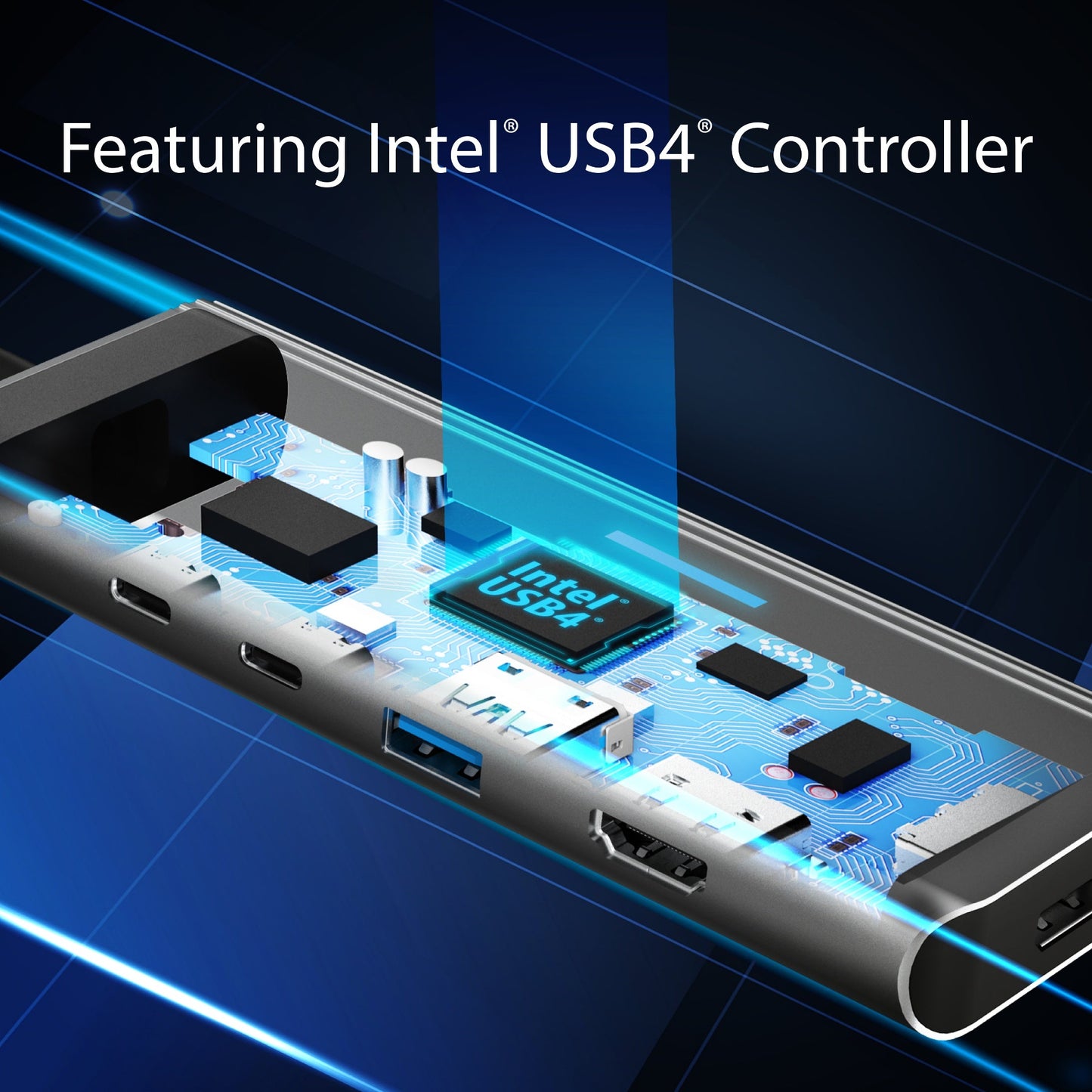 J5create USB4 Dual 4K Multi-Port Hub - JCD401