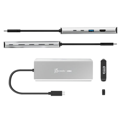 J5create USB4 Dual 4K Multi-Port Hub - JCD401
