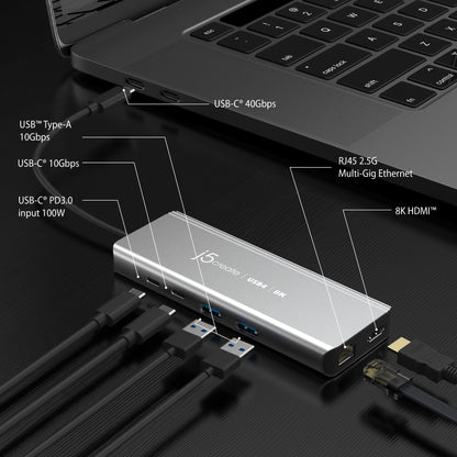 J5create USB4 8K Multi-Port Hub - JCD403