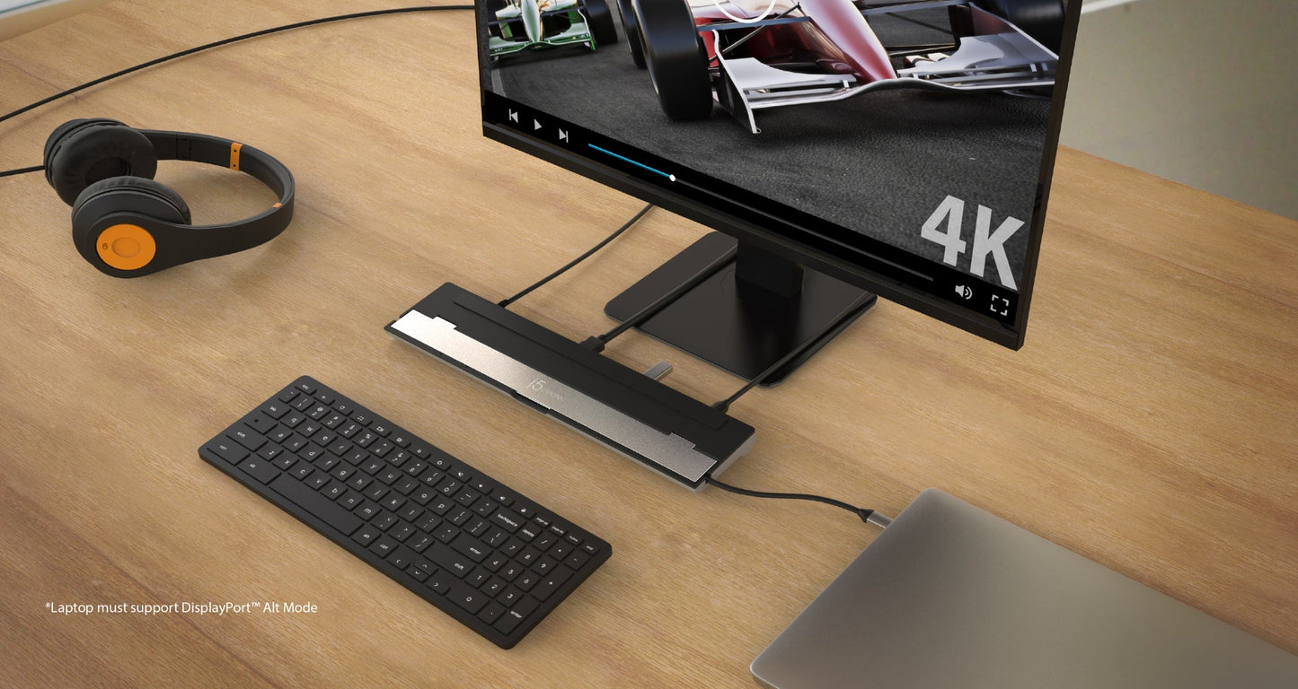 J5create USB-C 4K HDMI Docking Station with Power Delivery - JCD533