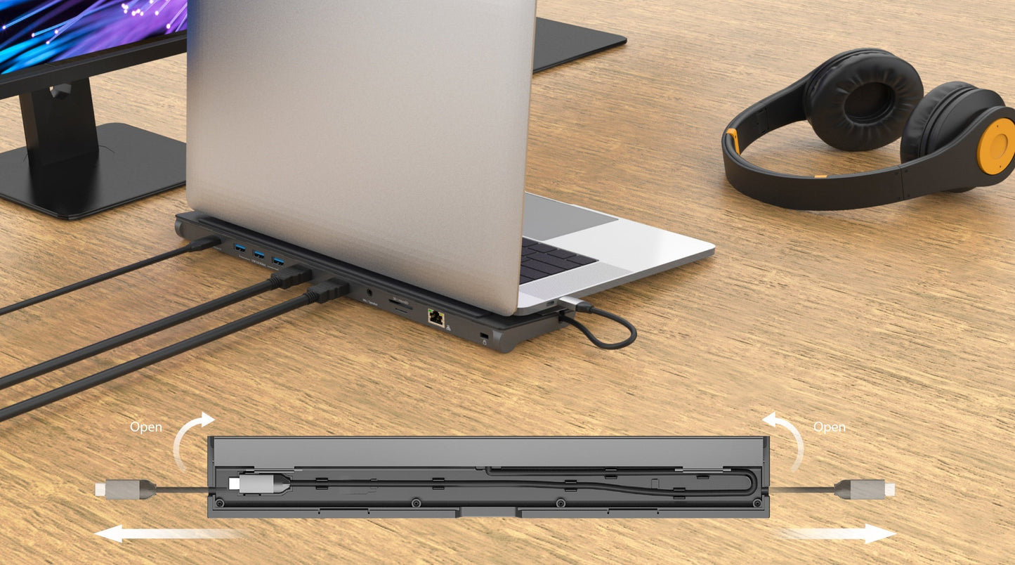J5create USB-C Dual HDMI Docking Station - JCD542
