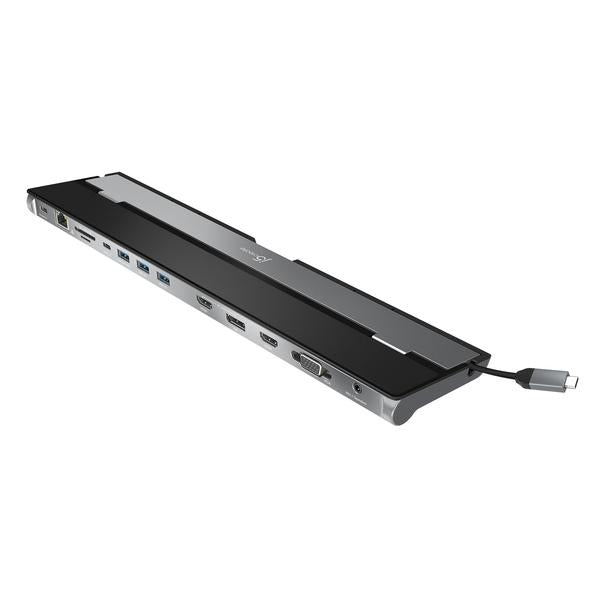 J5create USB-C Triple Display Docking Station with 100W PD Adapter - JCD543P