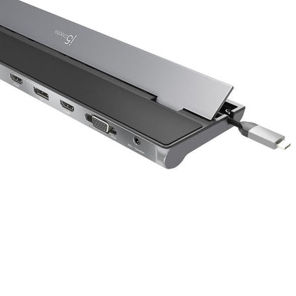 J5create USB-C Triple Display Docking Station with 100W PD Adapter - JCD543P