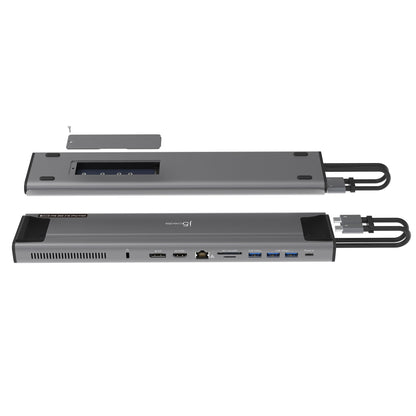 J5create USB-C Dual 4K Display Docking Station with an M.2 SSD Slot - JCD551