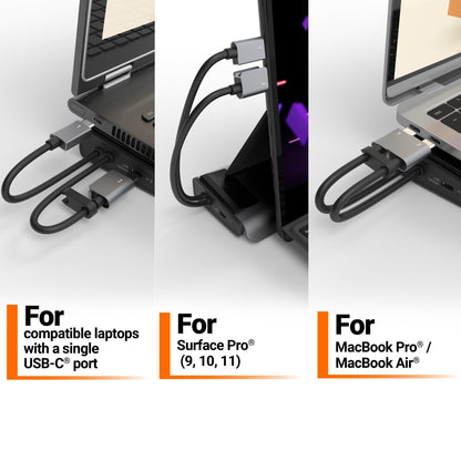 J5create USB-C Dual 4K Display Docking Station with an M.2 SSD Slot - JCD551