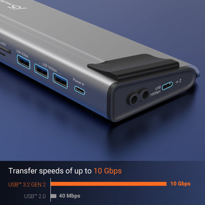 J5create USB-C Dual 4K Display Docking Station with an M.2 SSD Slot - JCD551