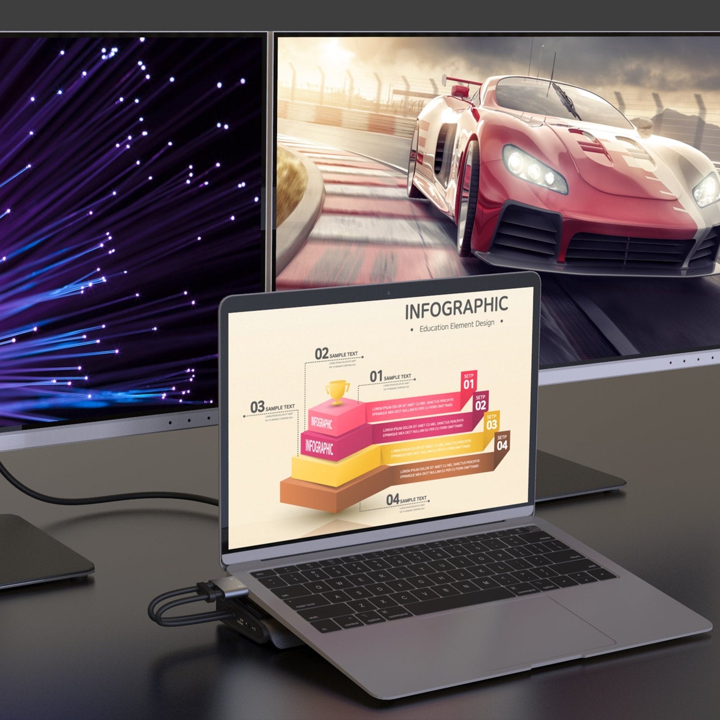 J5create M.2 NVMe USB-C Gen 2 Docking Station - JCD552