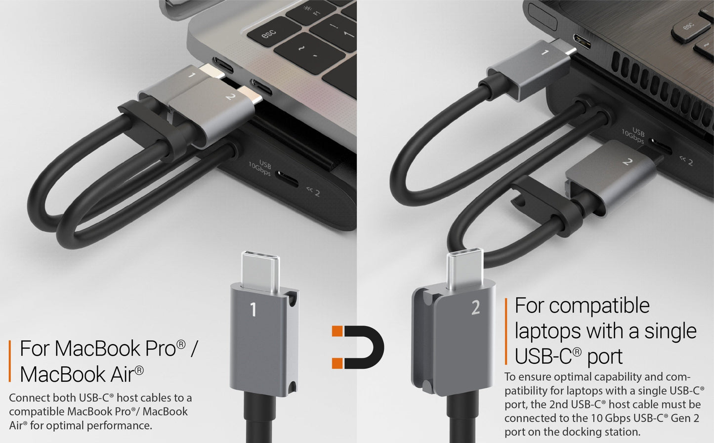 J5create M.2 NVMe USB-C Gen 2 Docking Station - JCD552