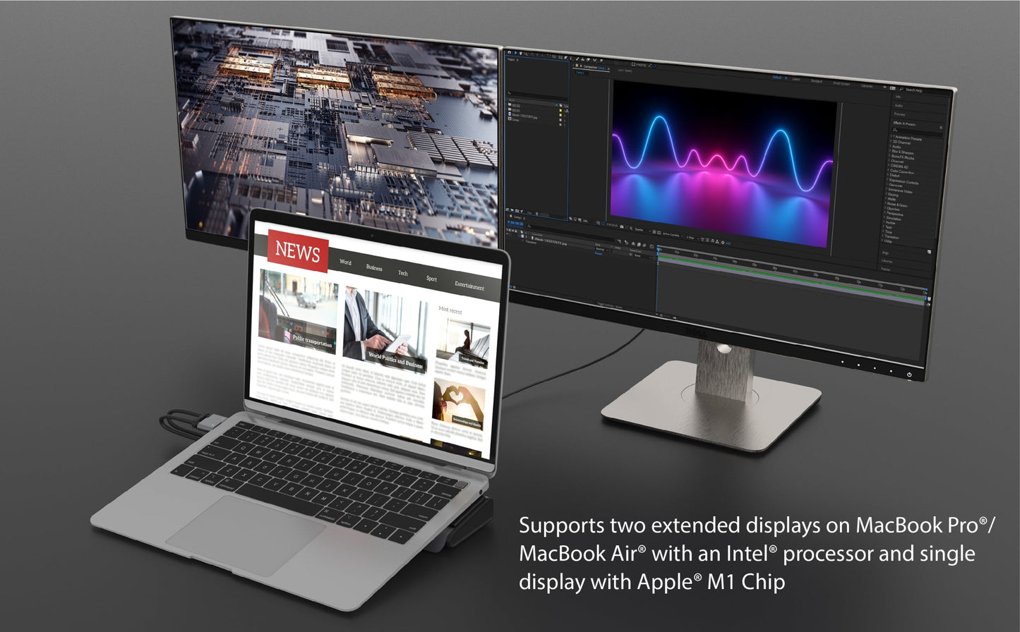 J5create M.2 NVMe USB-C Gen 2 Docking Station - JCD552
