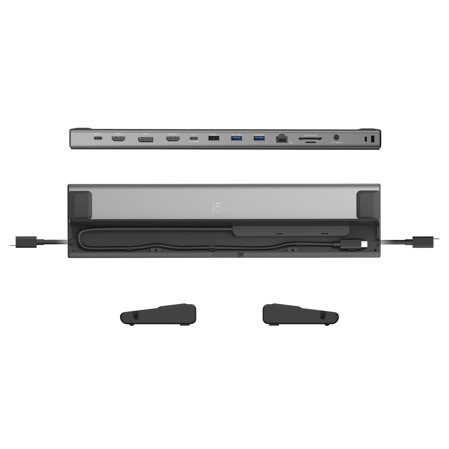 J5create USB4 Triple 4K Display Docking Station - JCD554