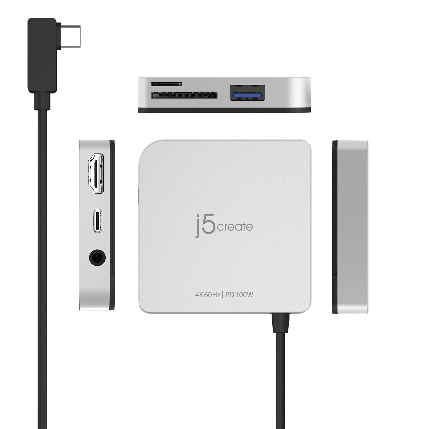 J5create USB-C to 4K 60 Hz HDMI Travel Dock for iPad Pro - JCD612