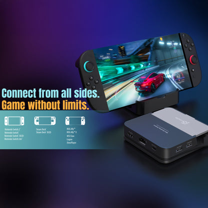J5create Omni Side Dock for Nintendo Switch 2 and Steam Deck - JCD624