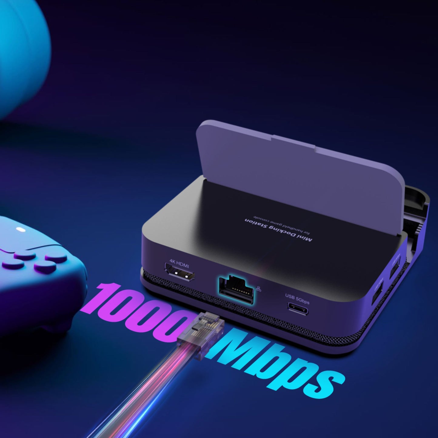 J5create Omni Side Dock for Nintendo Switch 2 and Steam Deck - JCD624