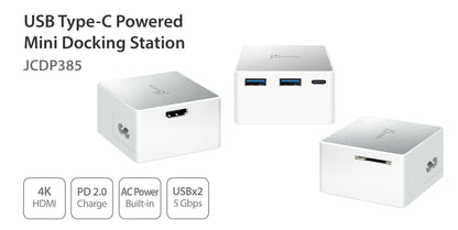 J5create USB Type-C Powered Mini Docking Station - JCDP385