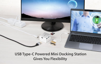 J5create USB Type-C Powered Mini Docking Station - JCDP385