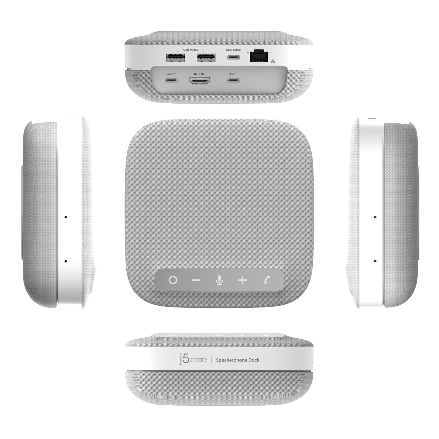 J5create USB-C 4K Speakerphone Dock - JCDS335