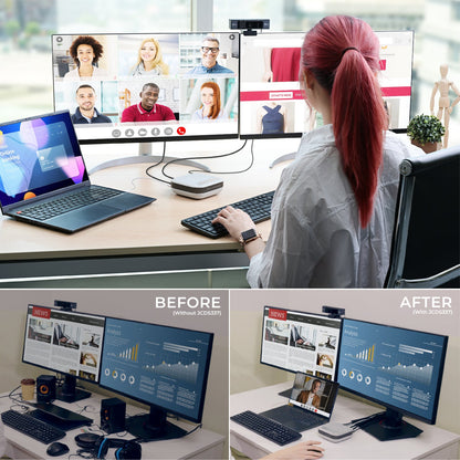 J5create USB-C Dual 4K Speakerphone Dock Pro - JCDS337