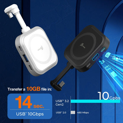 J5create USB-C Multi-Port Hub - JCH168W