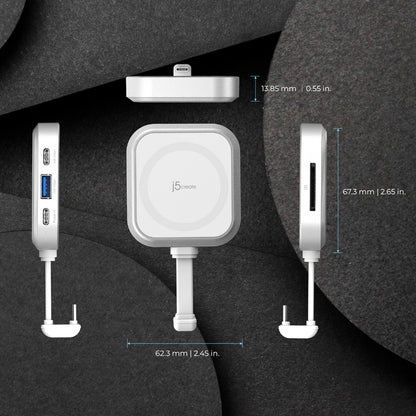 J5create USB-C Multi-Port Hub - JCH168W