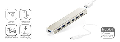 J5create USB Type-C 7- Port HUB - JCH377
