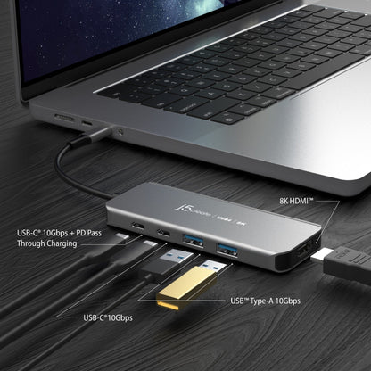 J5create USB4 8K60 Slim Hub - JCH453
