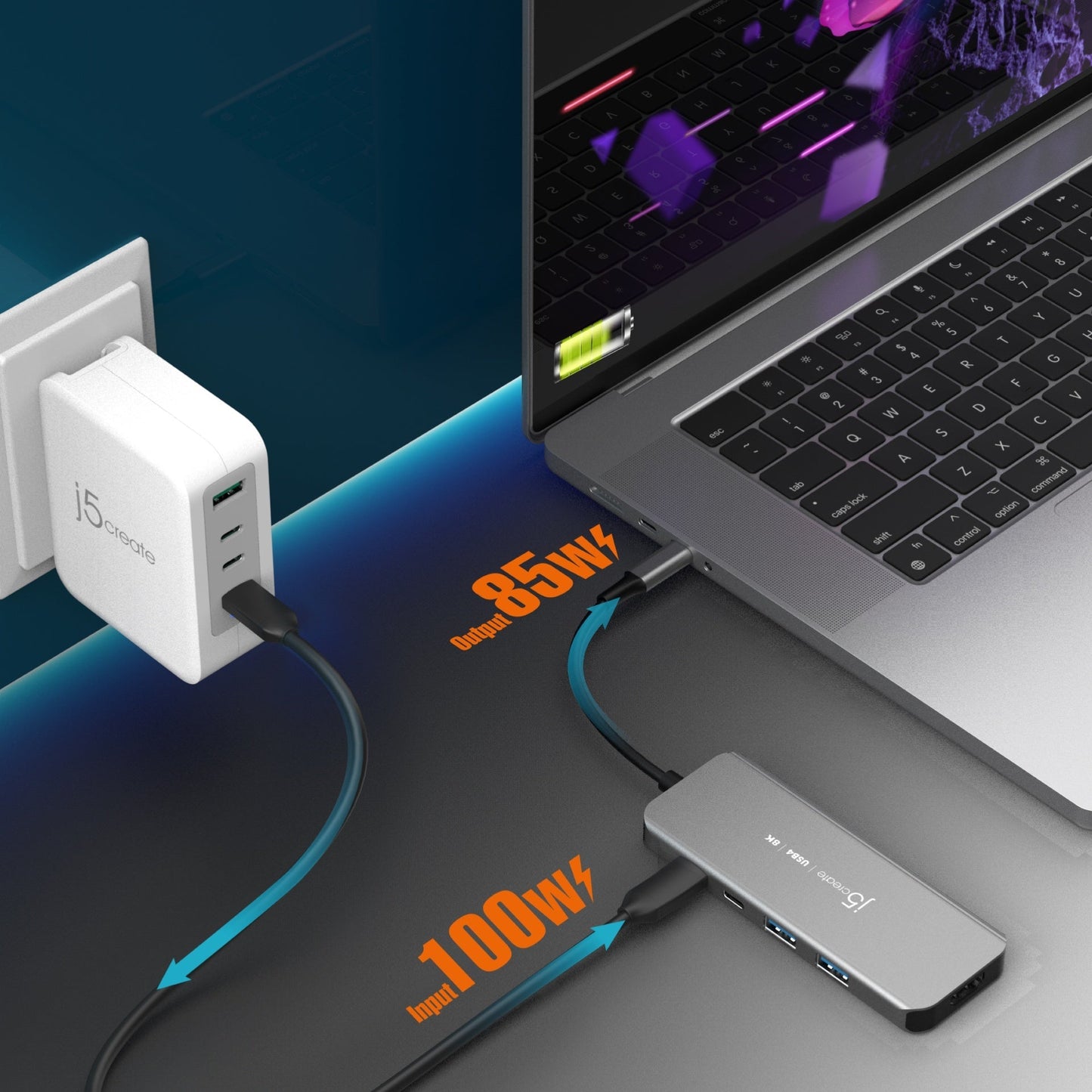 J5create USB4 8K60 Slim Hub - JCH453
