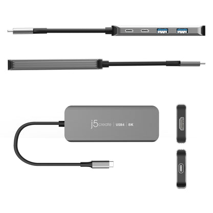 J5create USB4 8K60 Slim Hub - JCH453