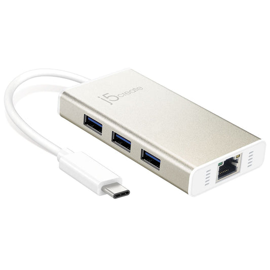 J5create USB-C Multi-Adapter Gigabit Ethernet / USB 3.1 HUB - JCH471