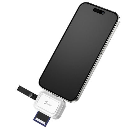 J5create USB-C to SD /microSD Adapter for Smartphones - JCHSD34W