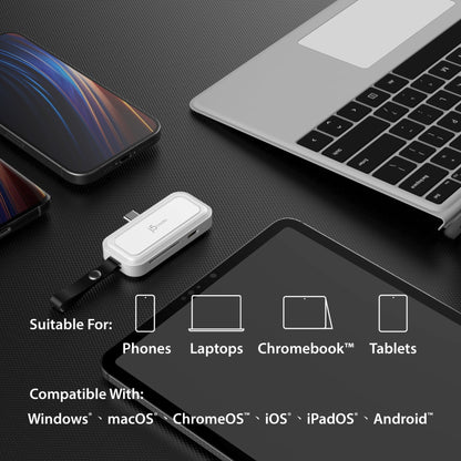 J5create USB-C to SD /microSD Adapter for Smartphones - JCHSD34W