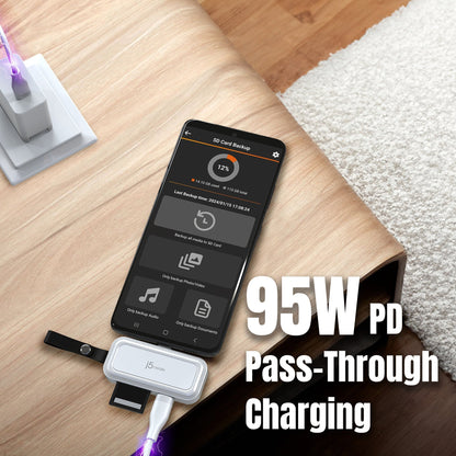 J5create USB-C to SD /microSD Adapter for Smartphones - JCHSD34W