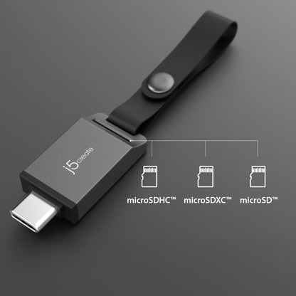 J5create USB-C microSD Micro Adapter for Smartphones - JCHSD31W