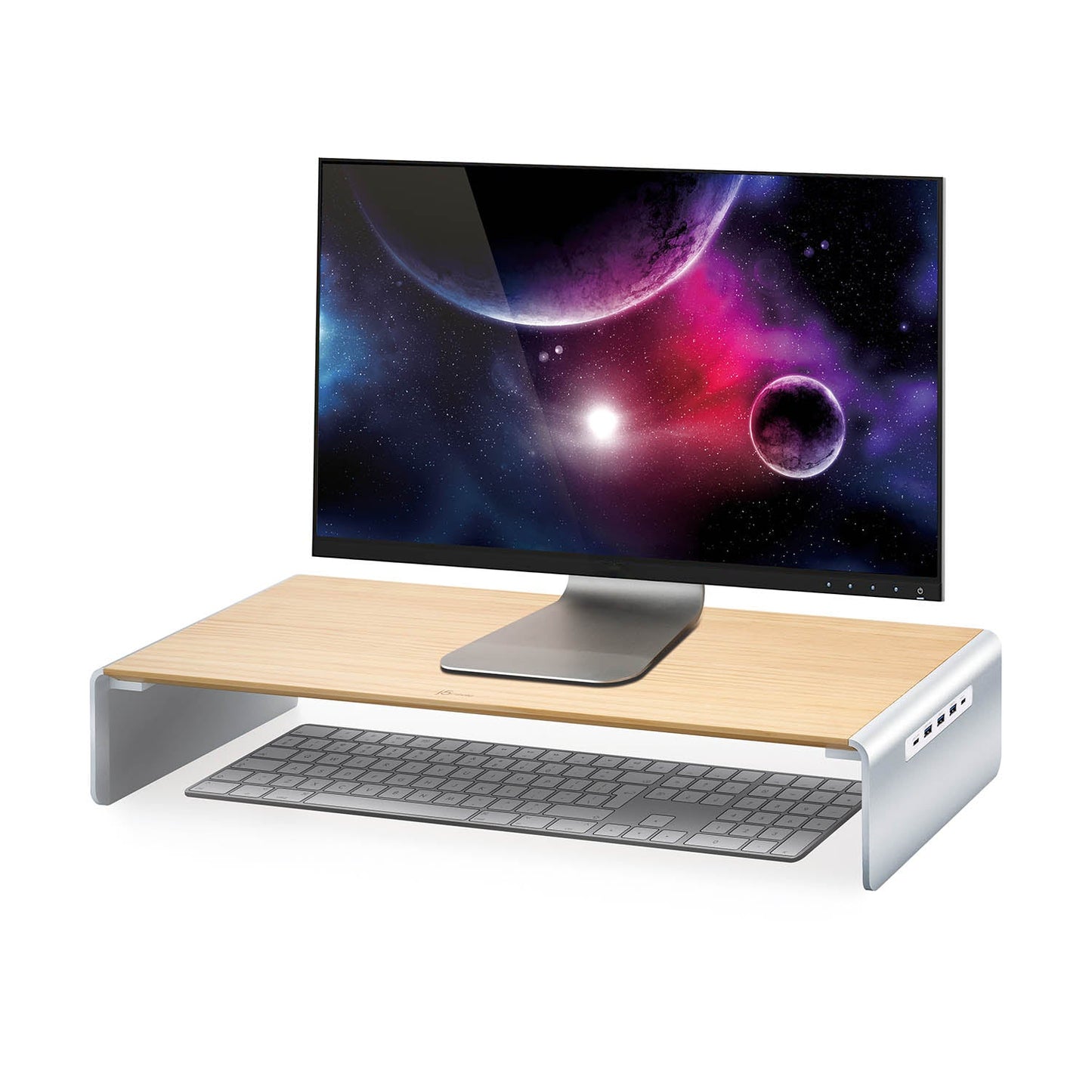 J5create Multi-Function Monitor Stand USB Type-C, 4K HDMI & 6-Port USB HUB with Power Delivery - JCT425