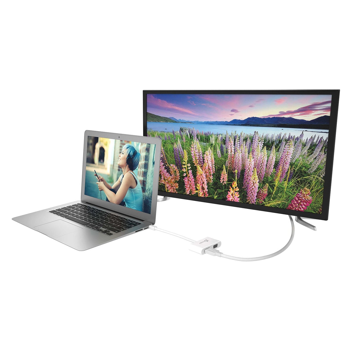 J5create mini DisplayPort to HDMI/ VGA Adapter - JDA172