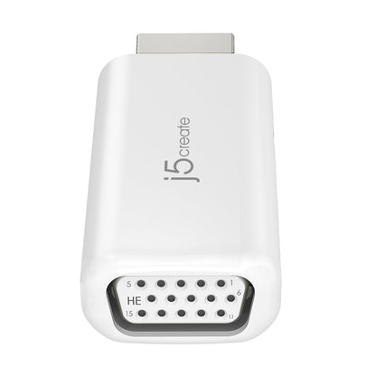 J5create HDMI to VGA Video Adapter Converter with Audio - JDA203