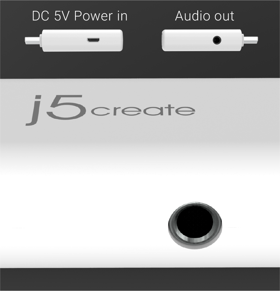 J5create HDMI to VGA Video Adapter Converter with Audio - JDA203