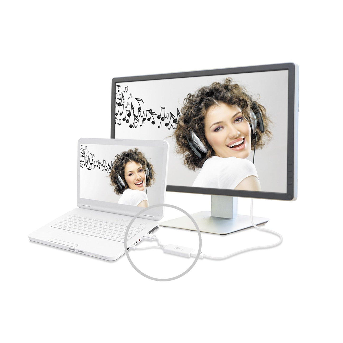 J5create VGA to HDMI Video Audio Adapter - JDA214