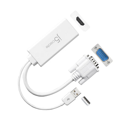 J5create VGA to HDMI Video Audio Adapter - JDA214