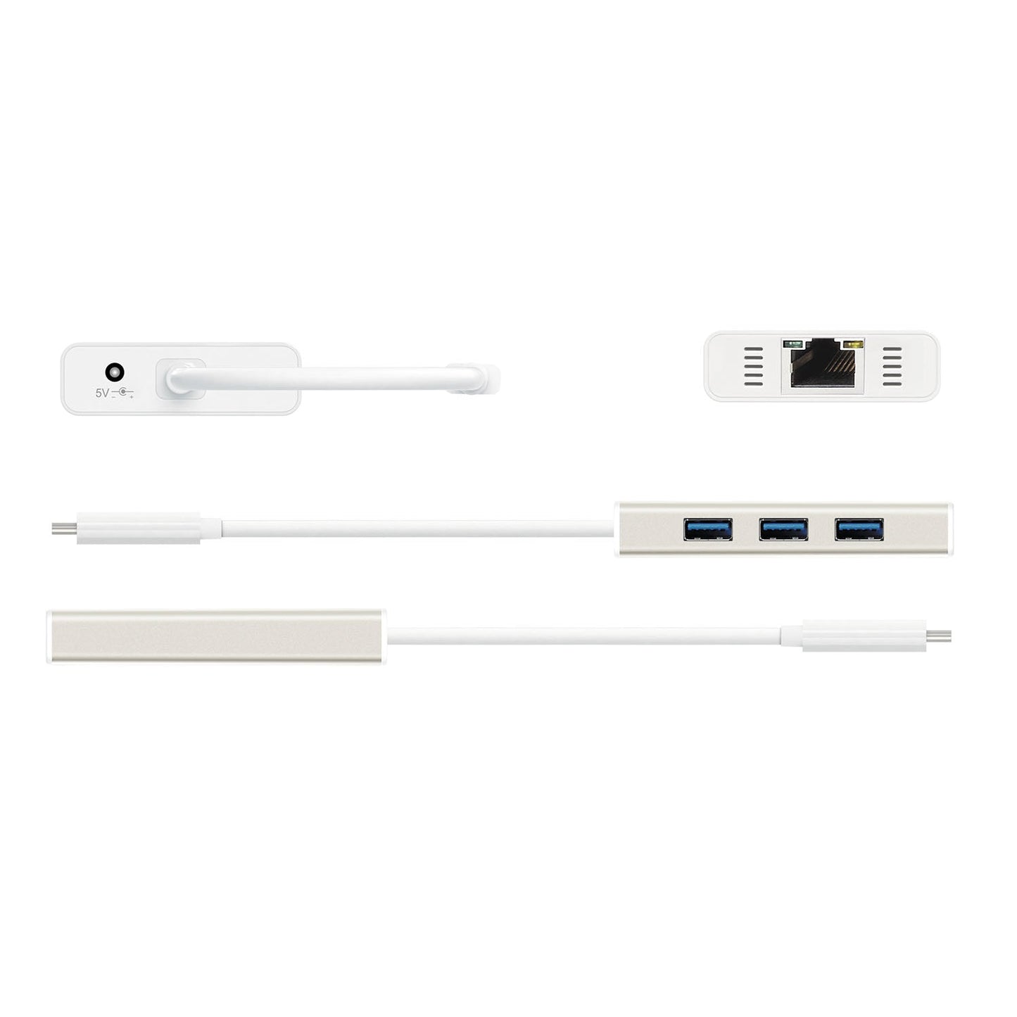 J5create USB-C Multi-Adapter Gigabit Ethernet / USB 3.1 HUB - JCH471