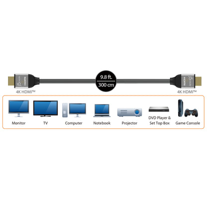 J5create Premium High Speed HDMI/ Cable with Ethernet - JDC52L30