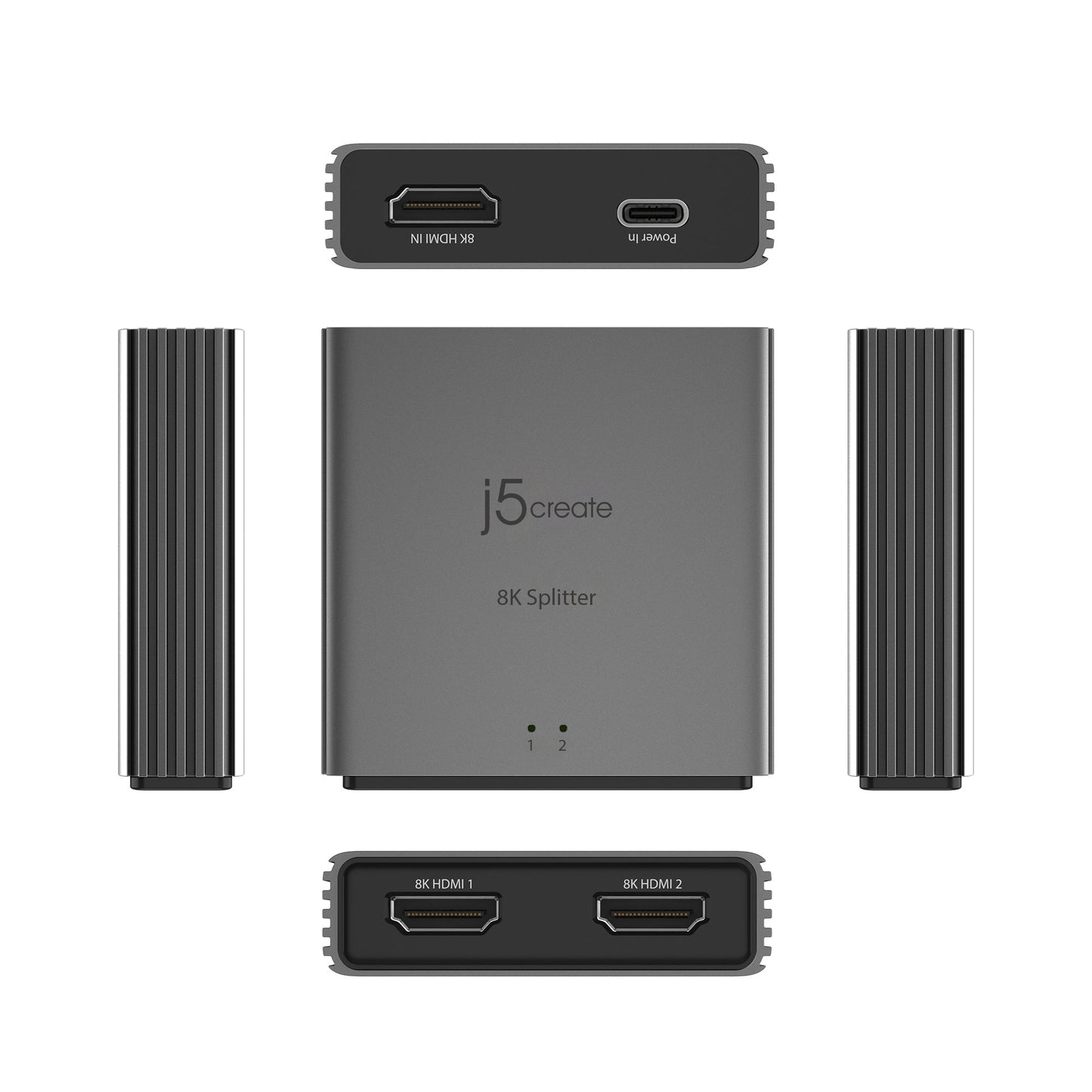 J5create 8K HDMI 2.1 2-Way Splitter - JDSH812
