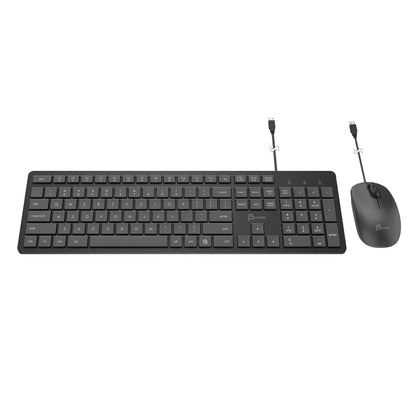 J5create Full-Size Desktop Keyboard and Mouse (Combo) - JIKMU115